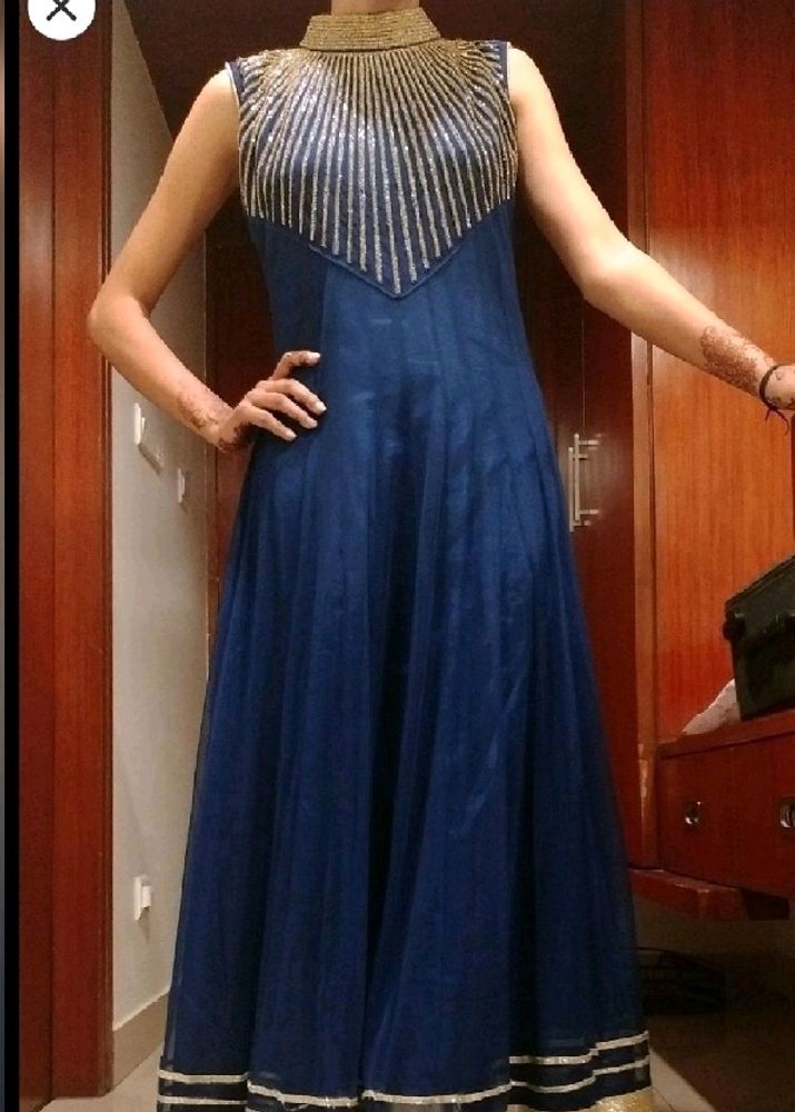 Blue Net Dress