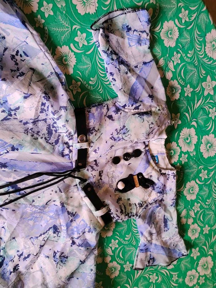 Abstract Print Blouse