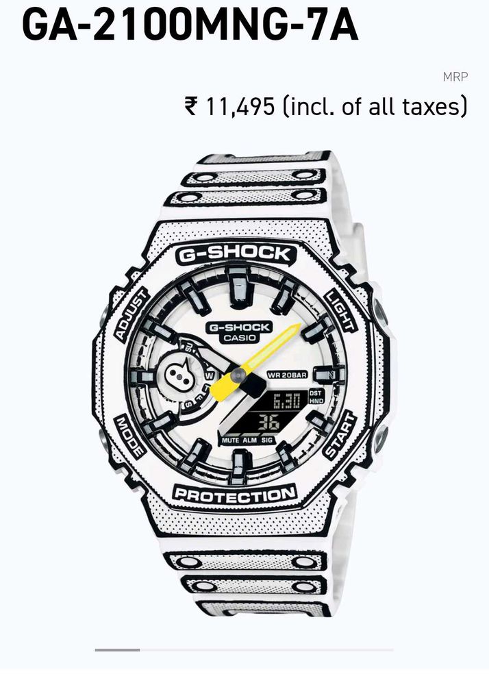 The G-Shock Manga Edition is a special release ins