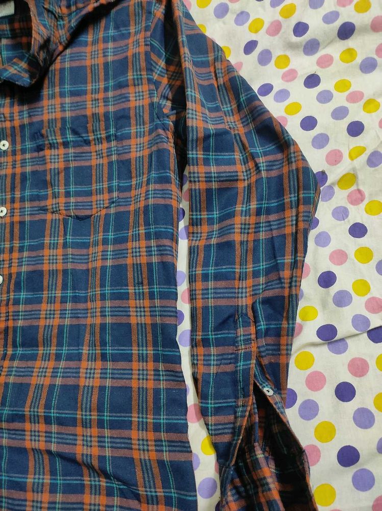 Plaid Button-Down Shirt