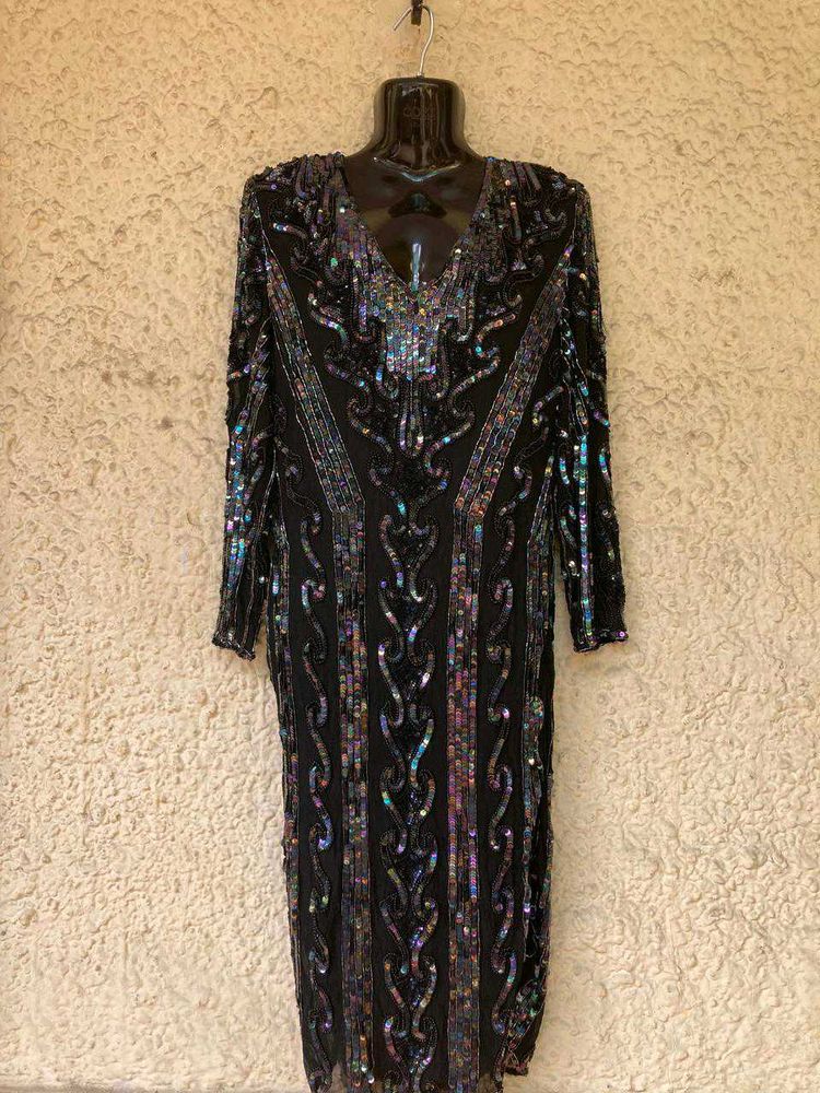 Elegant Sequin Embellished Dress