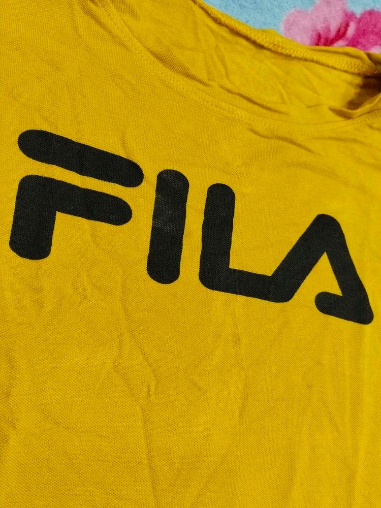 Fila Yellow T-Shirt