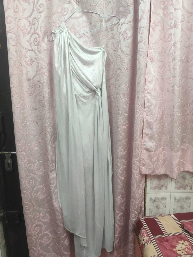 Elegant One-Shoulder Maxi Dress