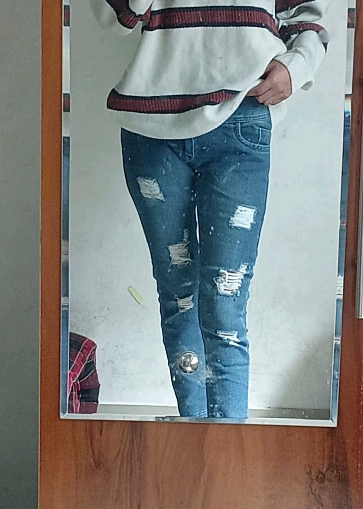 Ripped Jeans In Good Condition
