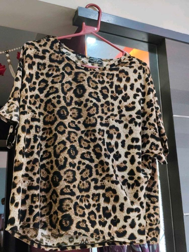 Tiger Print Top