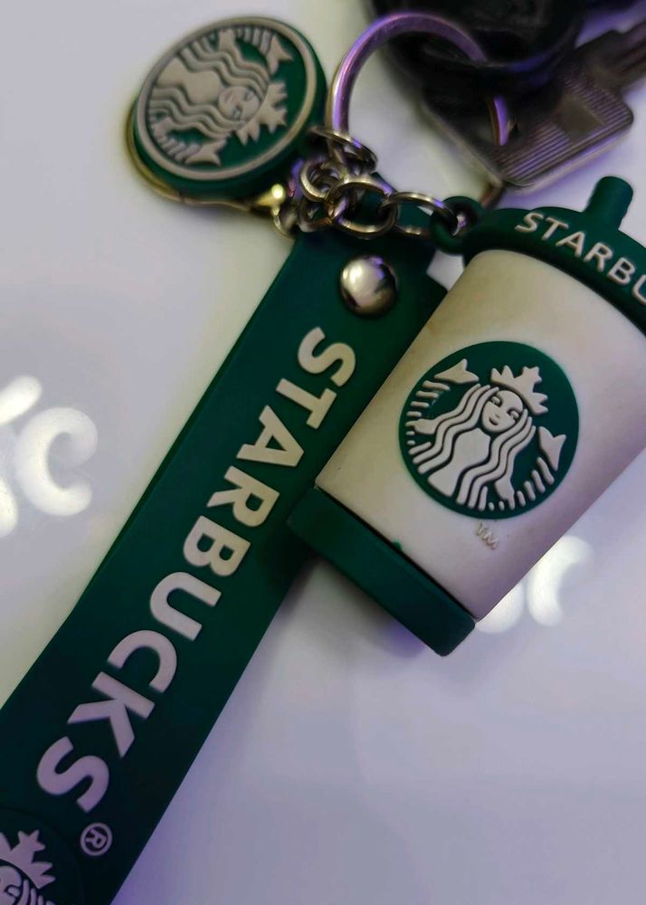 Keychains Silicone Starbuckss Coffee Mug Keychain