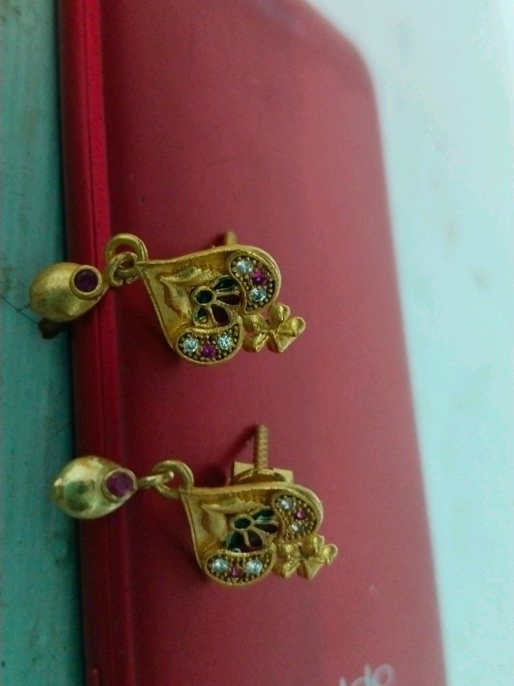 New Enameled Ear Stud