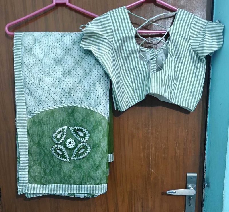 Olive Saree