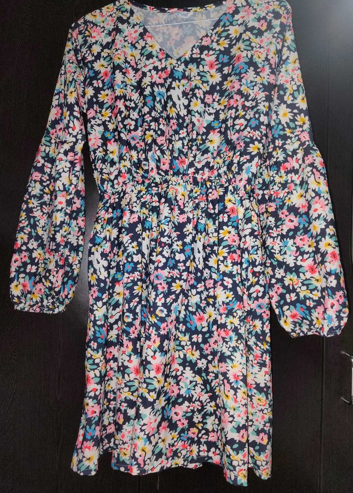 Women Floral Print Short Dress ✨🌺