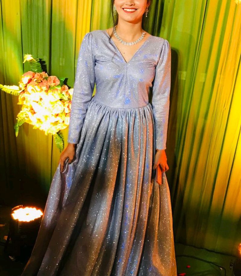 Cindrella Shimmering Gown For Women