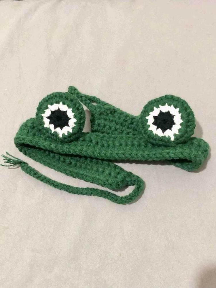 Crochet Frog Hat🐸