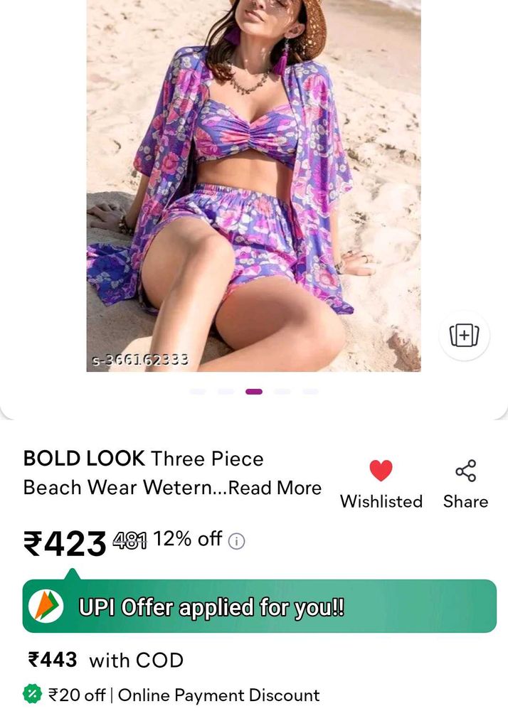 Beach Dress With Shirt Bra And Bottoms