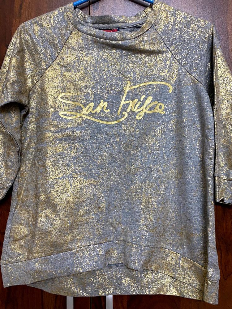 Sparkly Gold San Frisco Tops