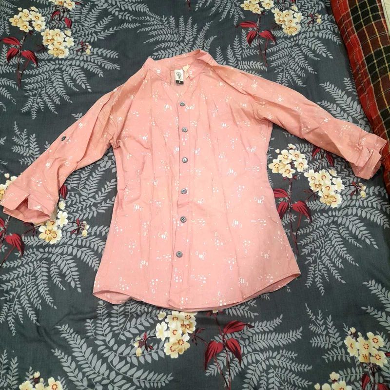 Pink Floral Shirt
