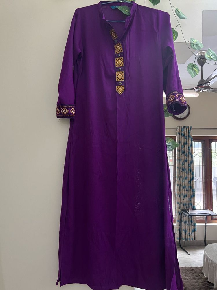 Elegant Purple Kurta