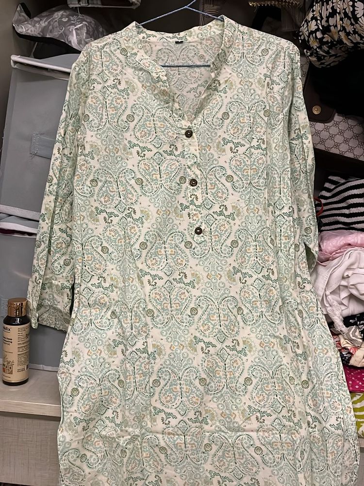 Blue Short Kurti