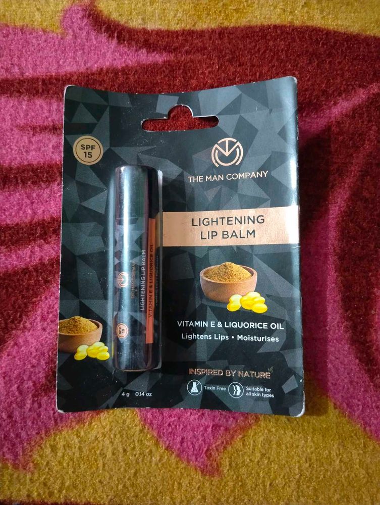 The Man Company Lightening Lip Balm SPF15