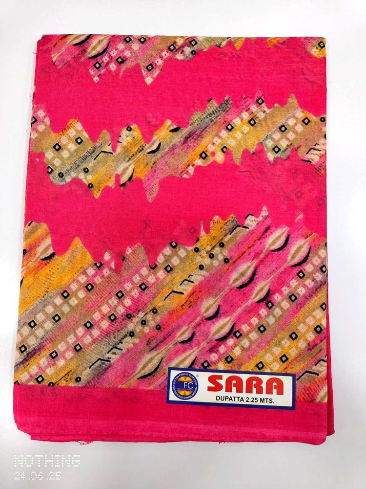 Pink Sara Dupatta