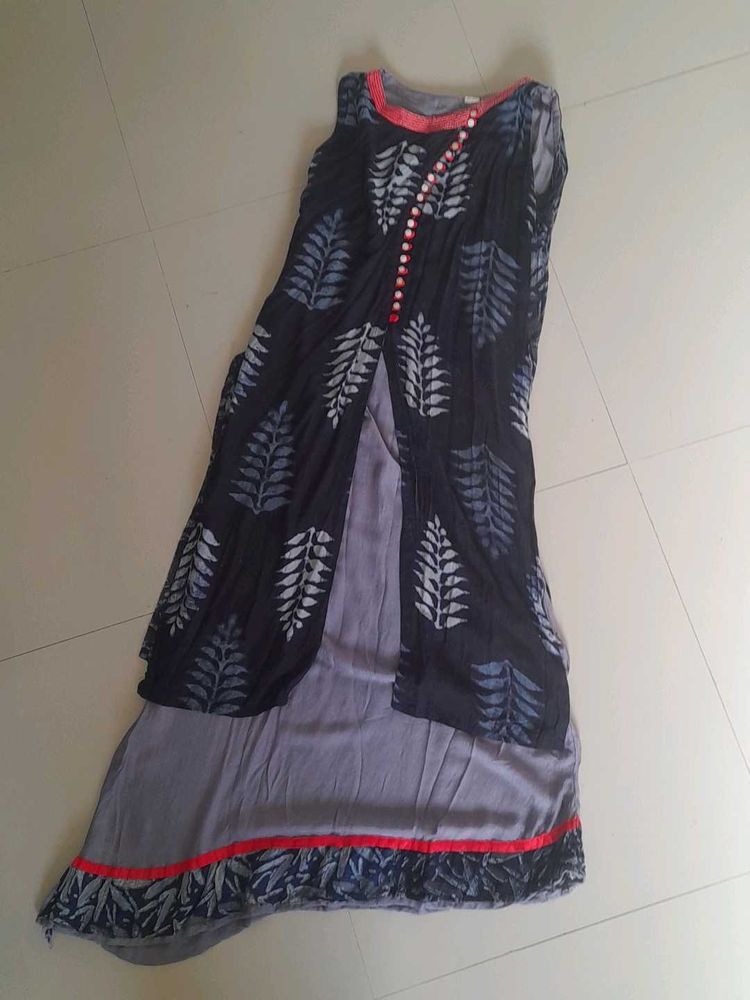 Cotton And Rayon Fancy Gown