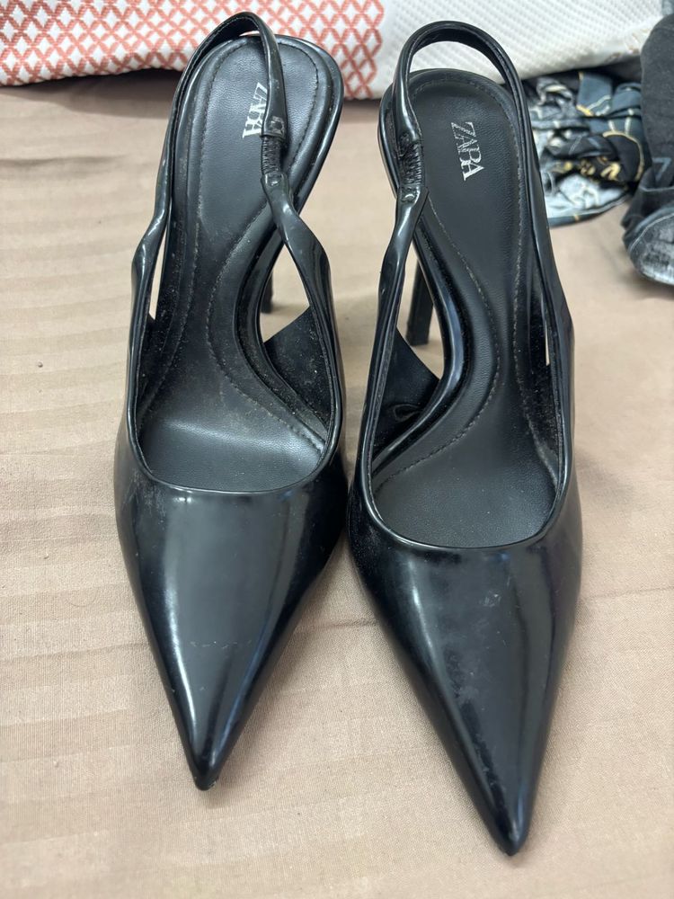 Zara Black Heels