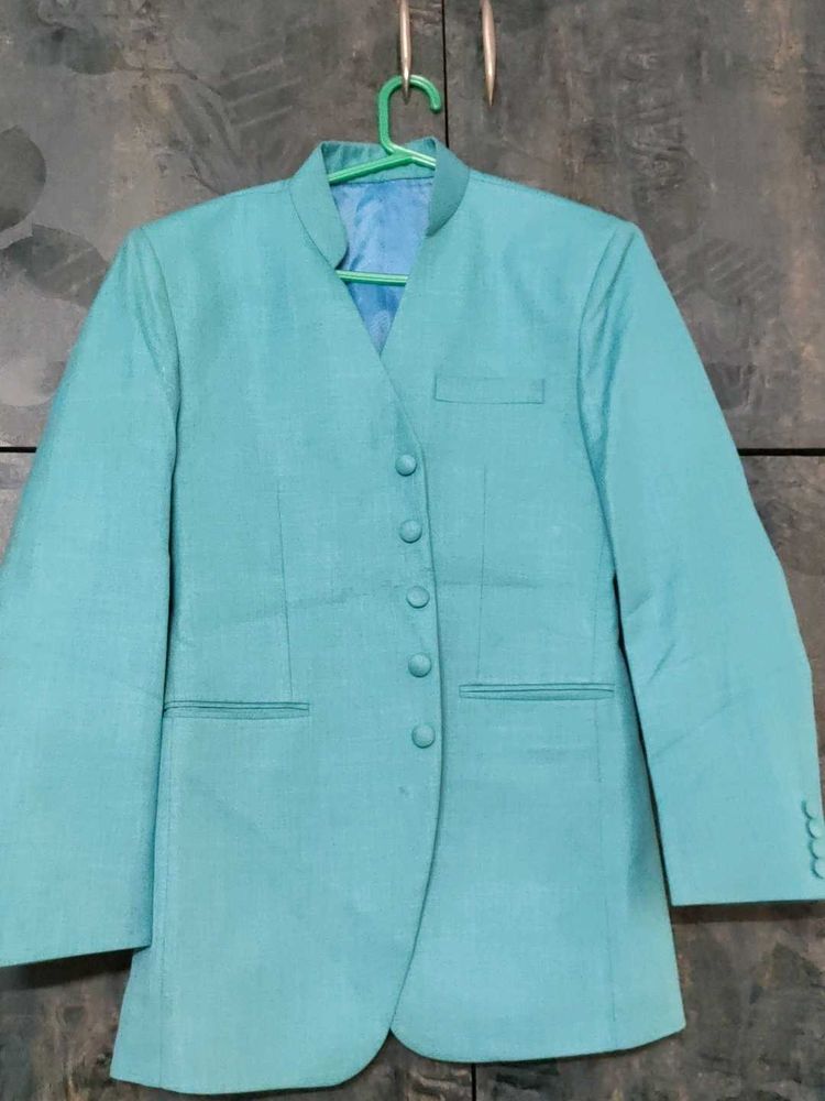 Sky Blue Open Mens Blazer.