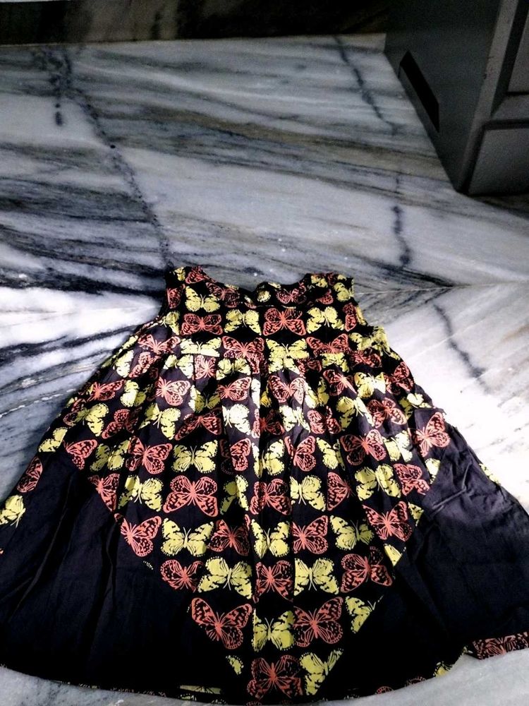 Butterfly Print Top