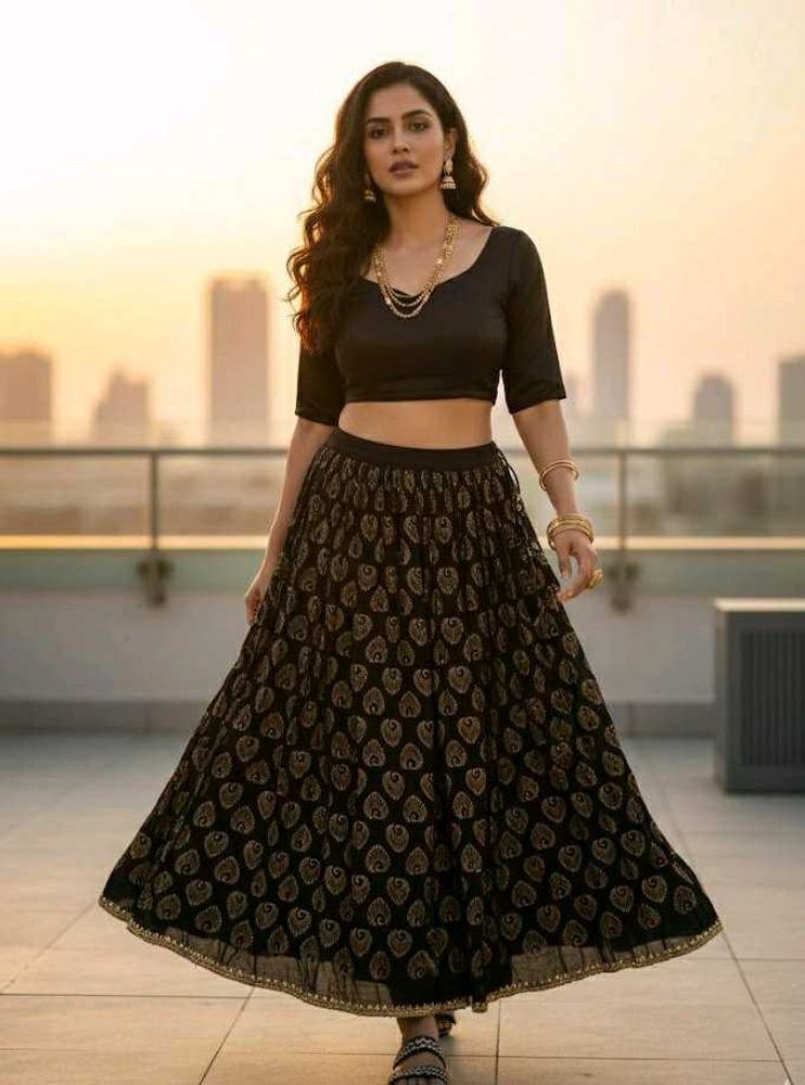 Elegant Peacock design Lehenga