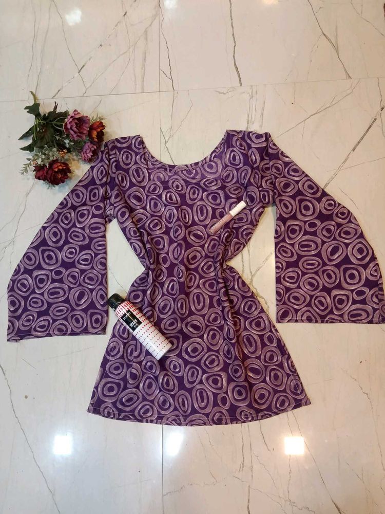 🆕 Handmade Pinteresty Purple 💜 Short Kurta ✨🎀
