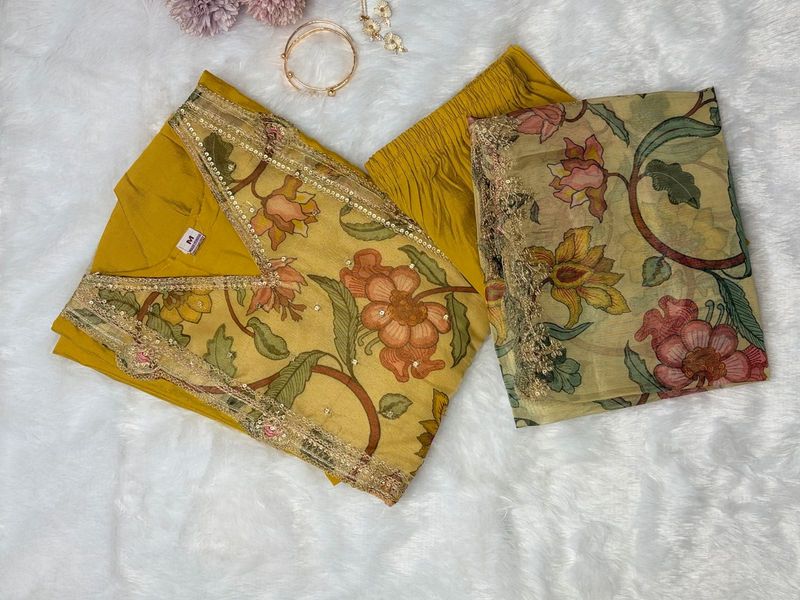 Floral Print Kurta Set