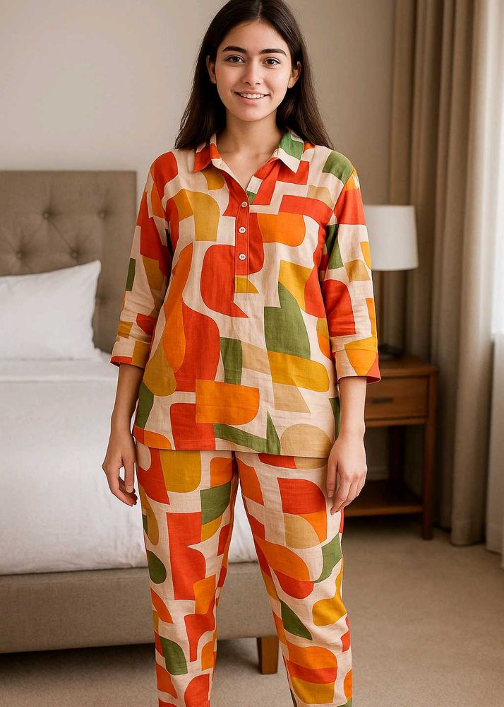 New with tag Geometric Print Co ord or night dress