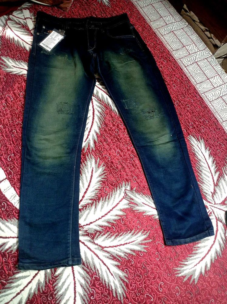 Newly dark blackish blue Denim Jeans
