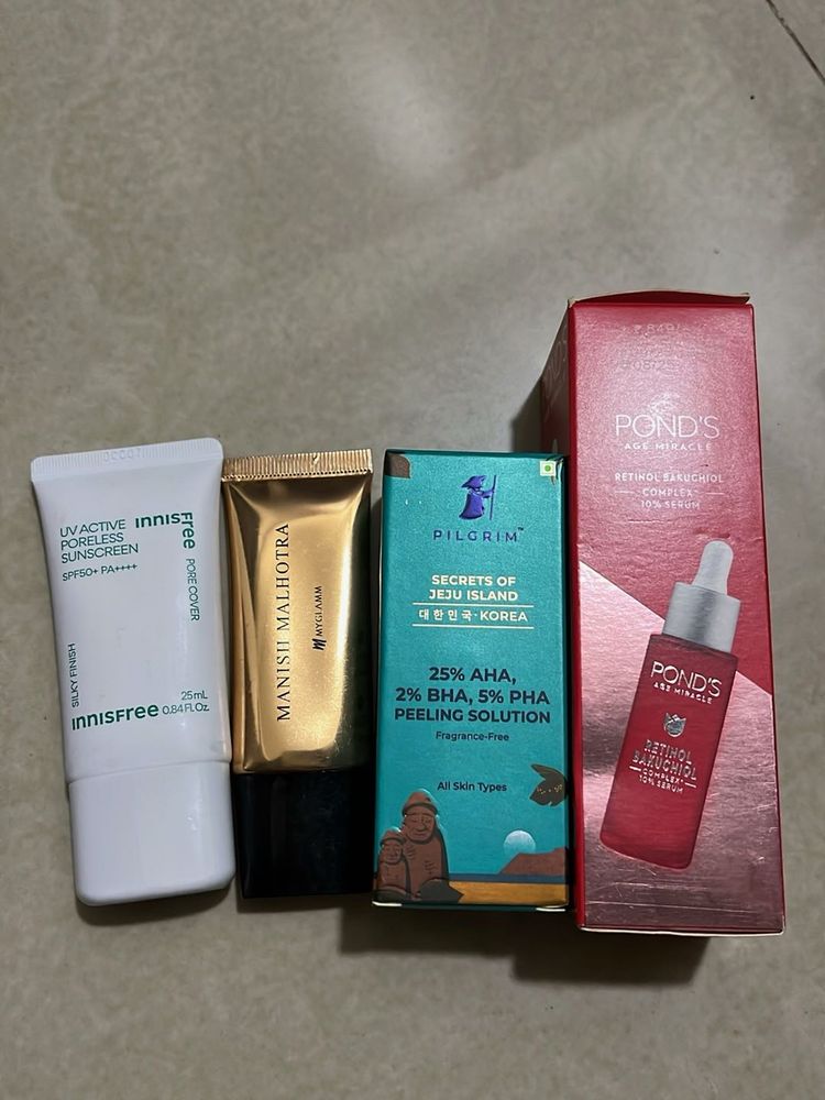 Skincare Bundle: Innisfree, Pilgrim, Loccitane