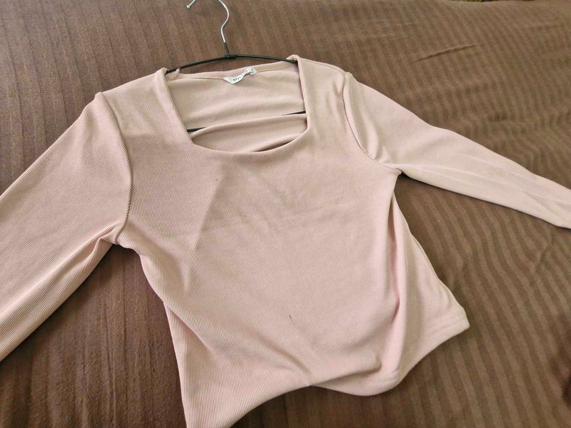 Ribbed Long Sleeve Top