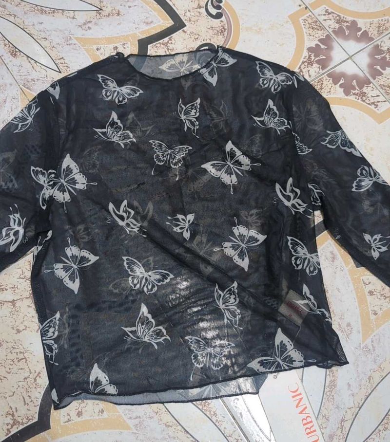 Sheer Pullover Tshirt