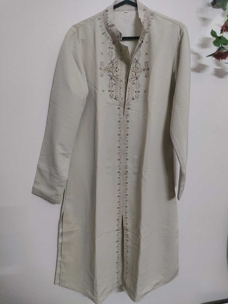 Off-white Sherwani Kurta