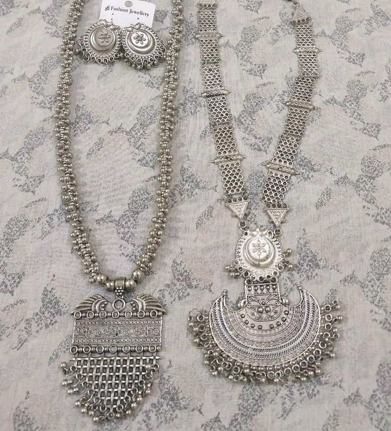 2 pair Of Oxidised Necklace