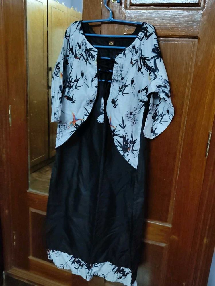 Floral Dress with Jacket