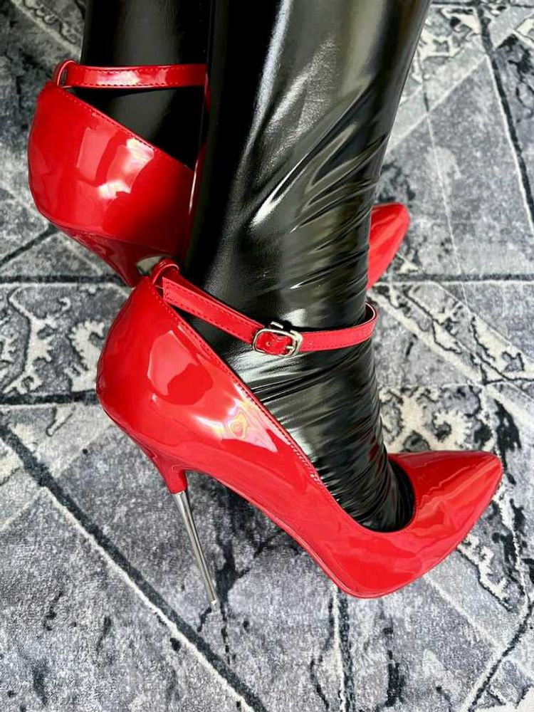 Sexy Red still material Stiletto High Heels