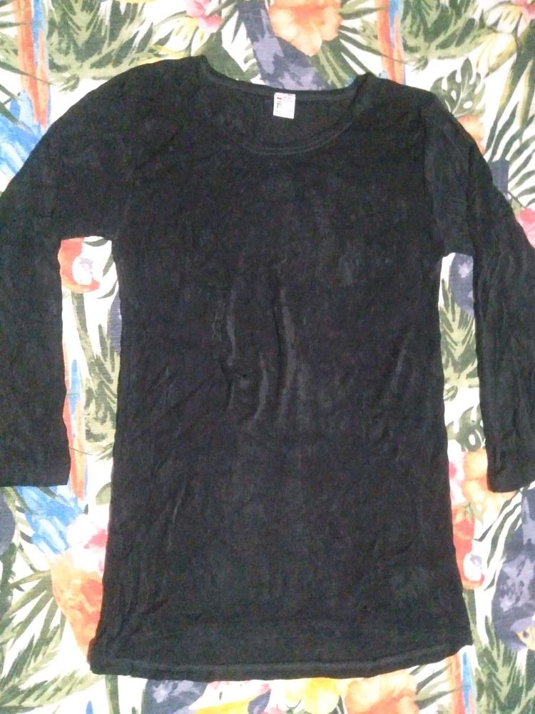 Black Long Sleeve Top