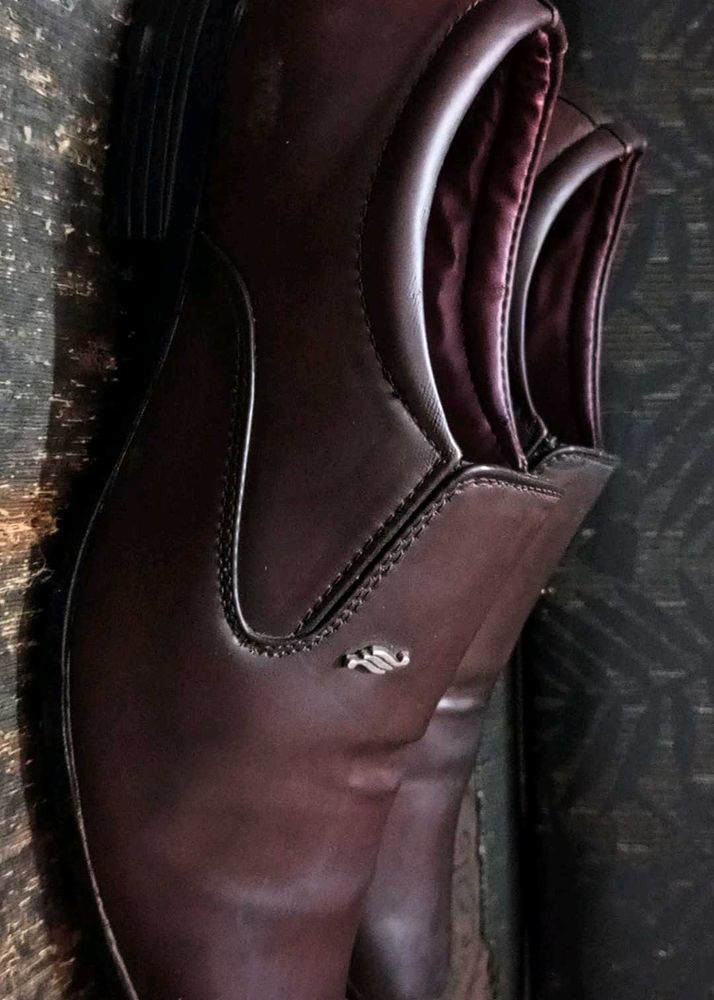 Brown Formal Slip-on Shoes