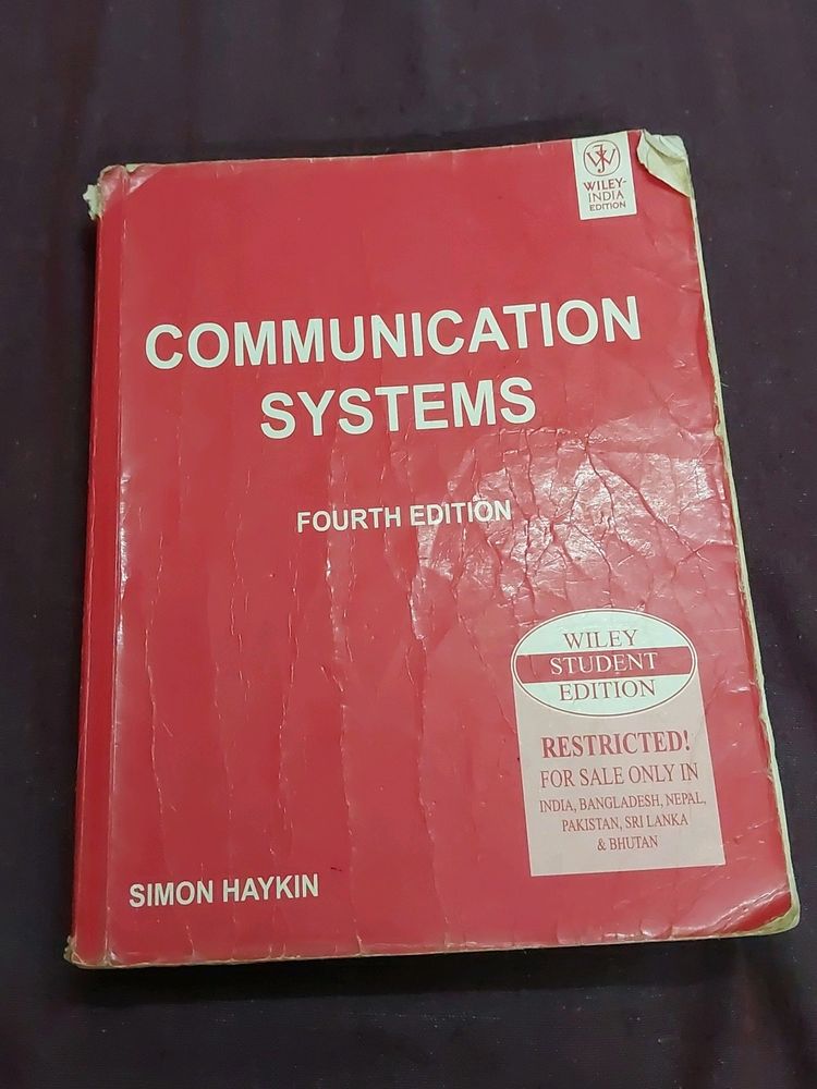 Communication Systems 4th edition Simon Haykin