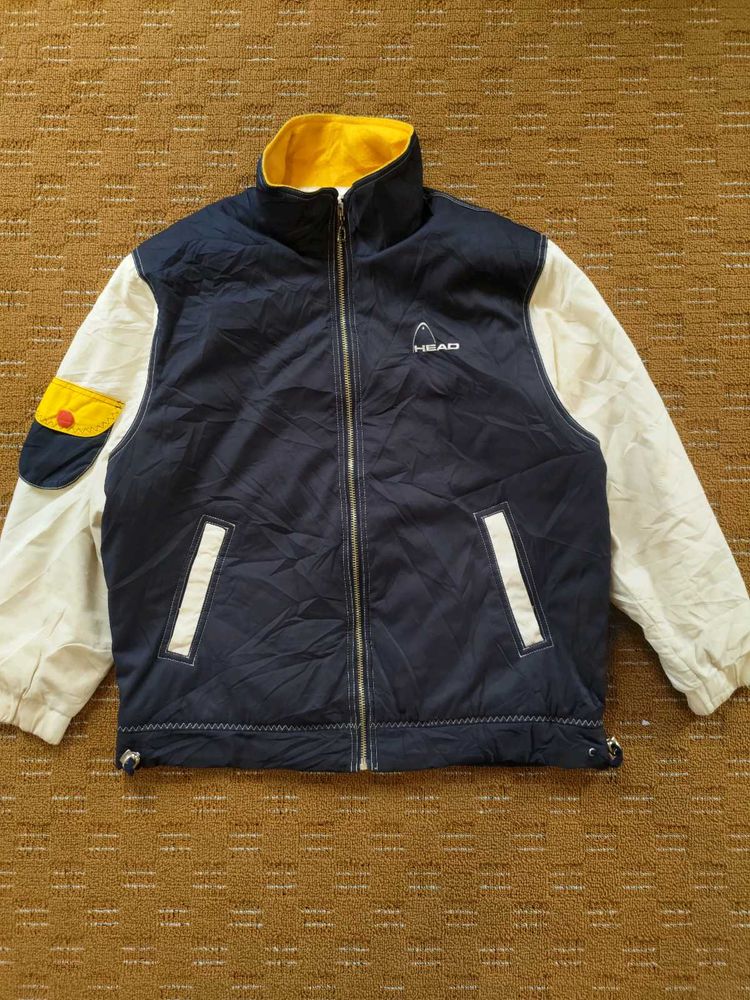HEAD BLUE AND WHITE JACKET