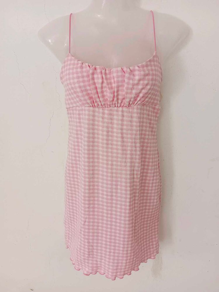 Y2K BABY PINK BODYCON DRESS