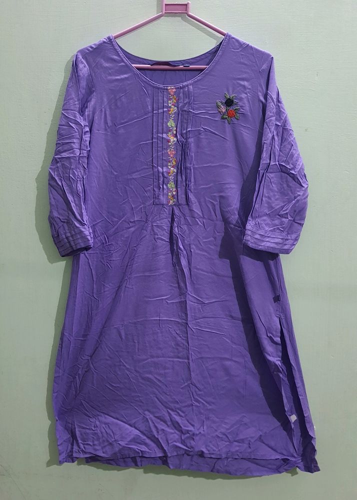 LAVENDER KURTI- AAVASA