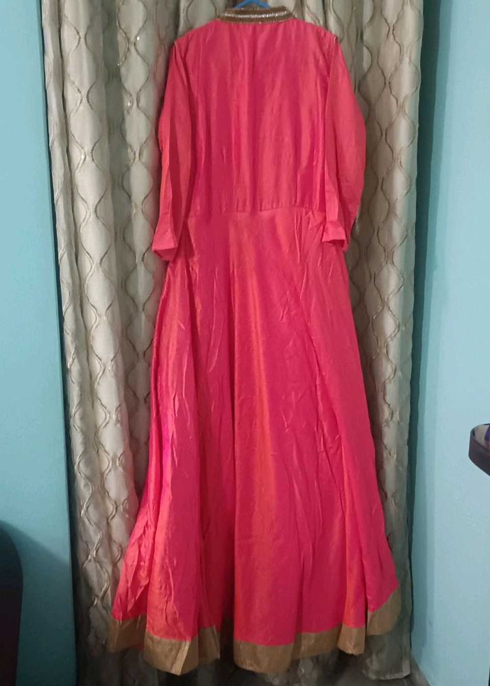 Pink Anarkali Dress