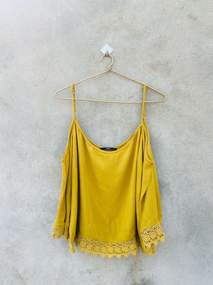 Stylish Mustard Top