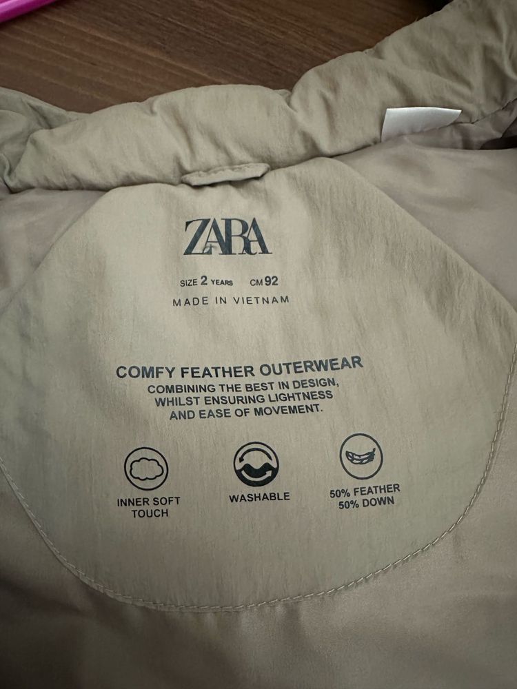Zara Comfy Feather Outerwear