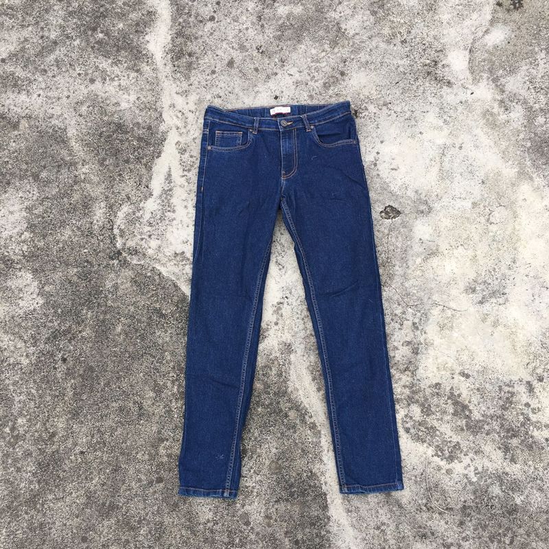 Classic Dark Wash Denim Jeans