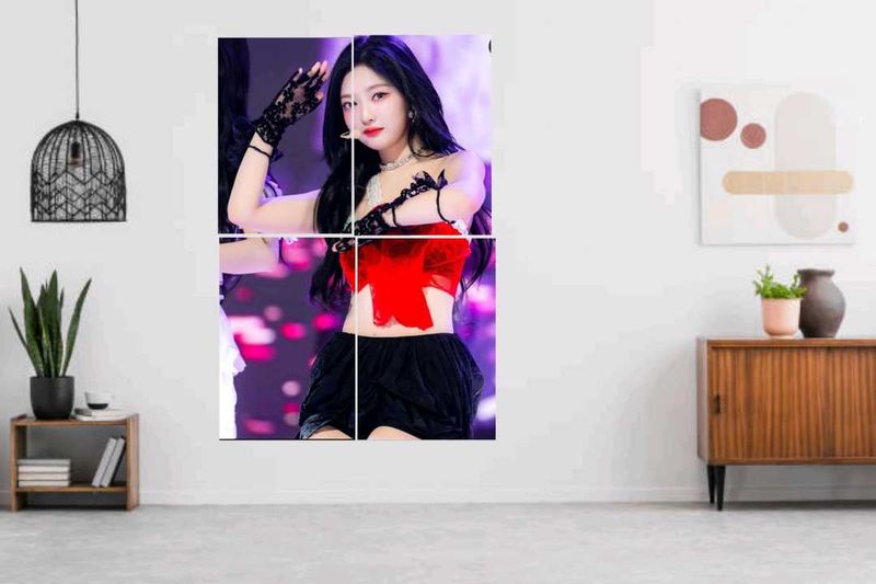 k-pop cristmas Leveling Wall Poster