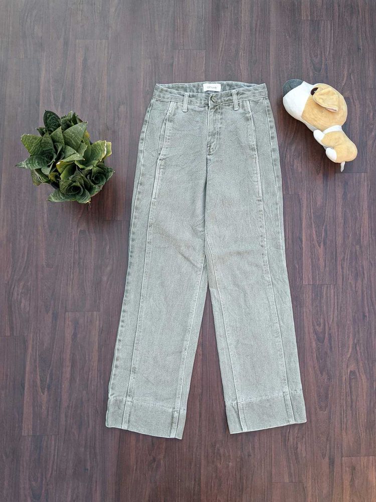 Wide Leg Denim Jeans